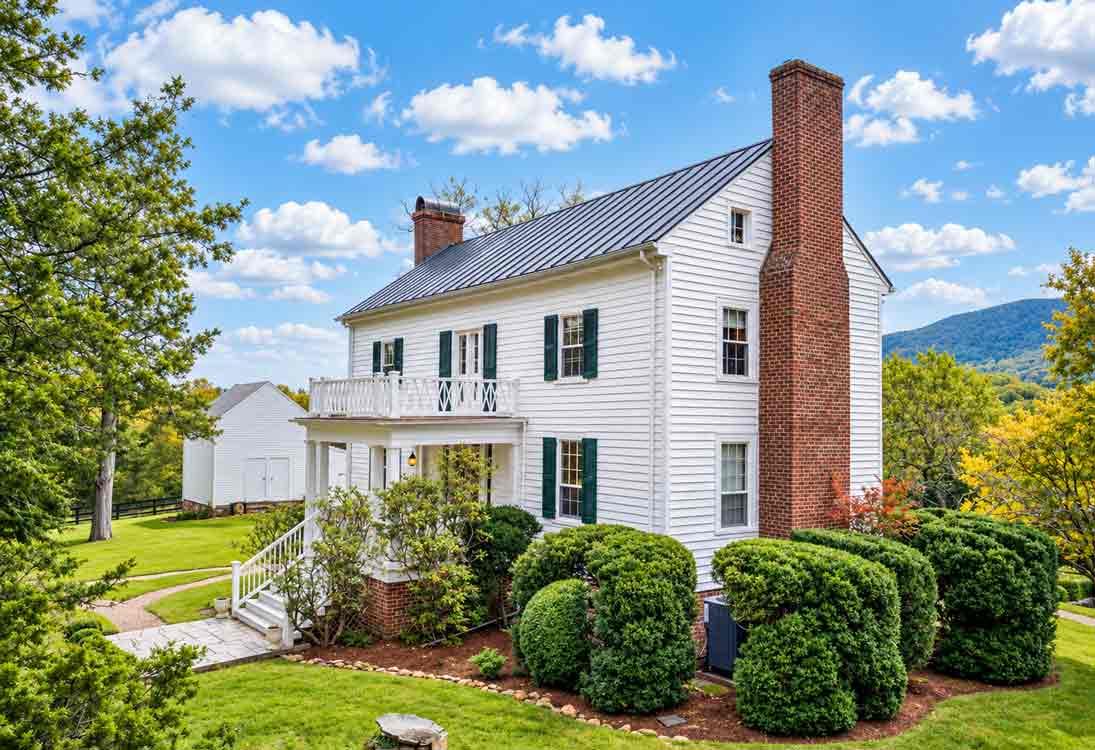 Mill Hill historic farm located in Nelson County